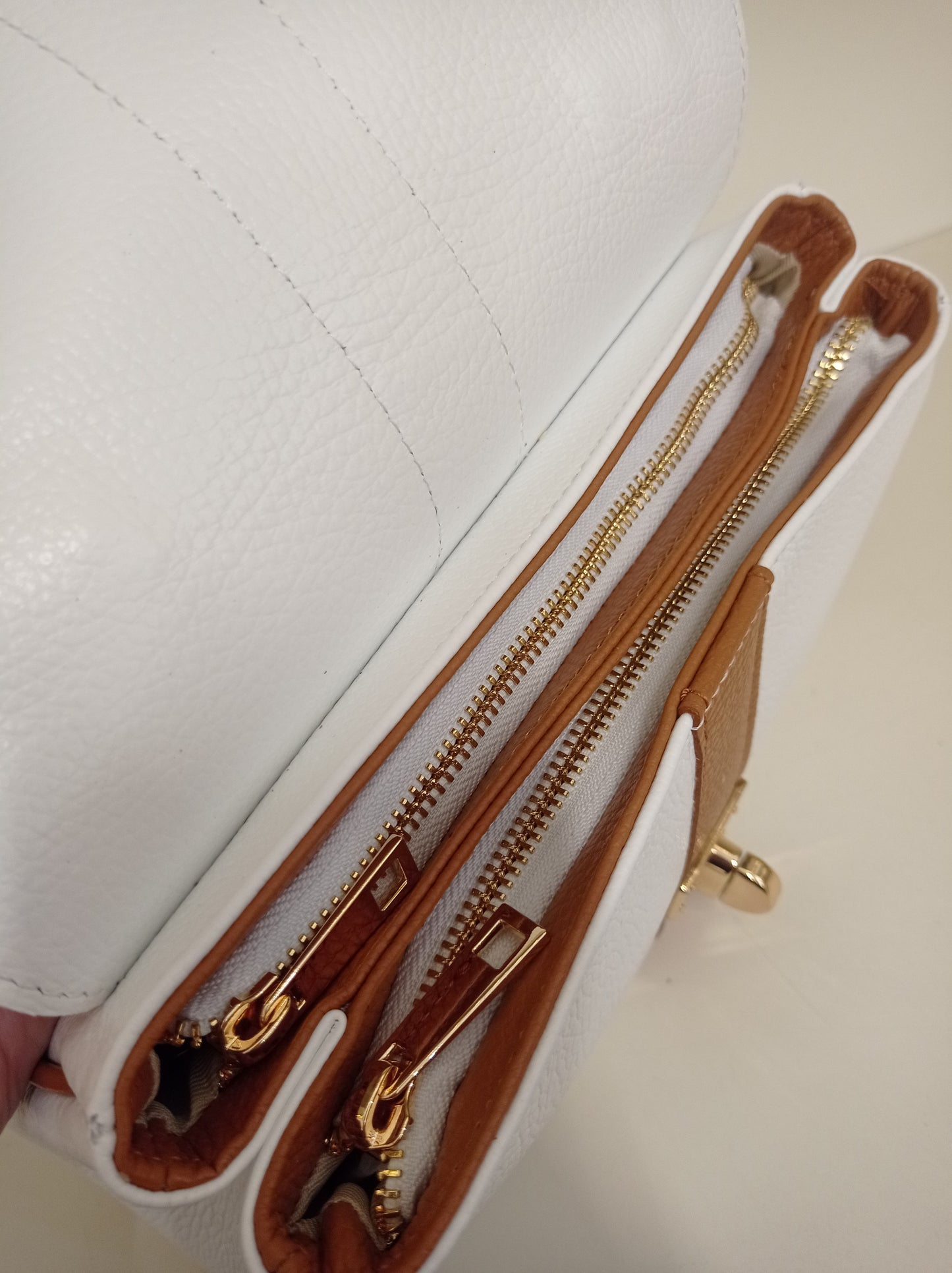 Art. 10191 bianco/cuoio