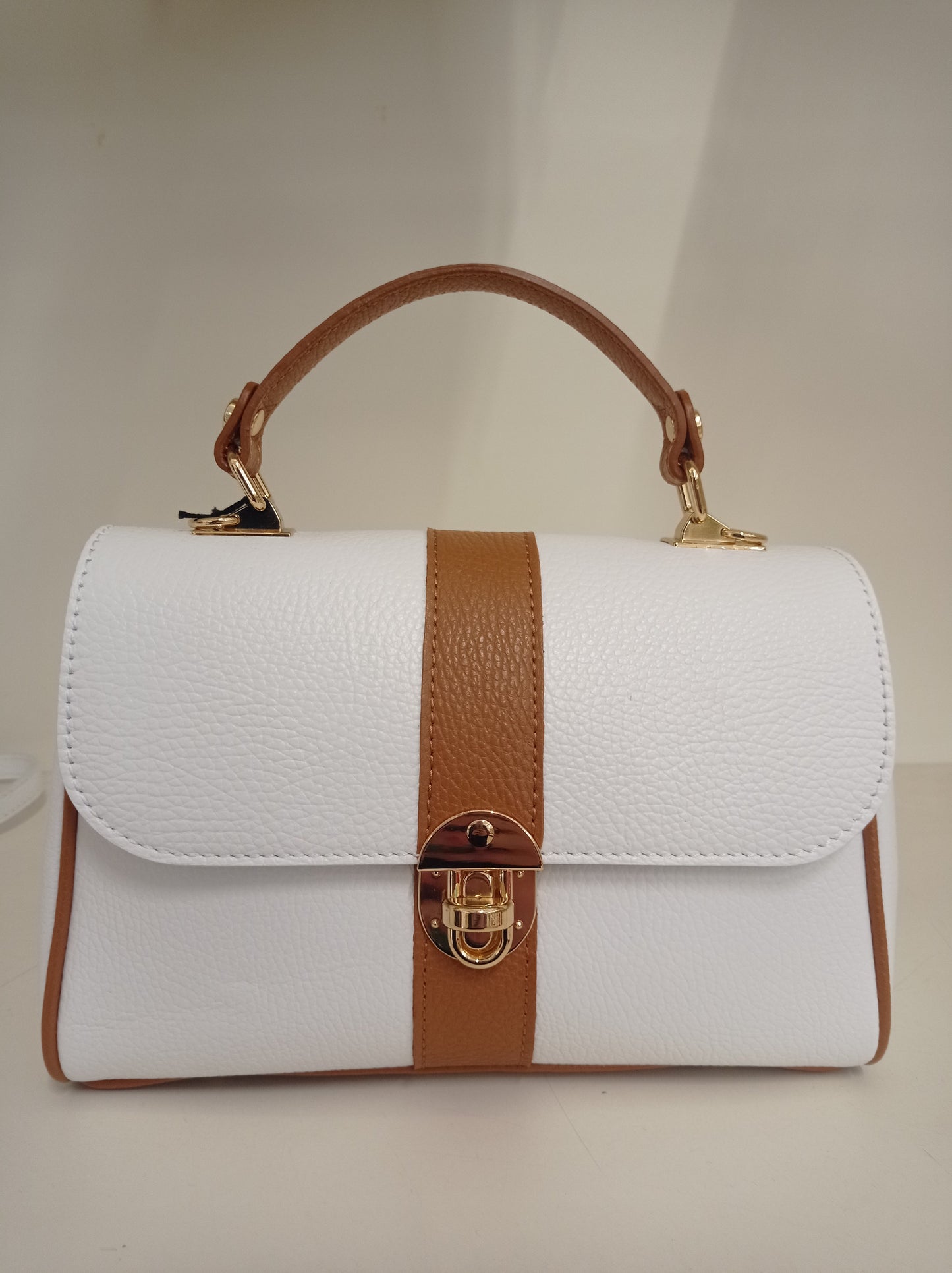 Art. 10191 bianco/cuoio