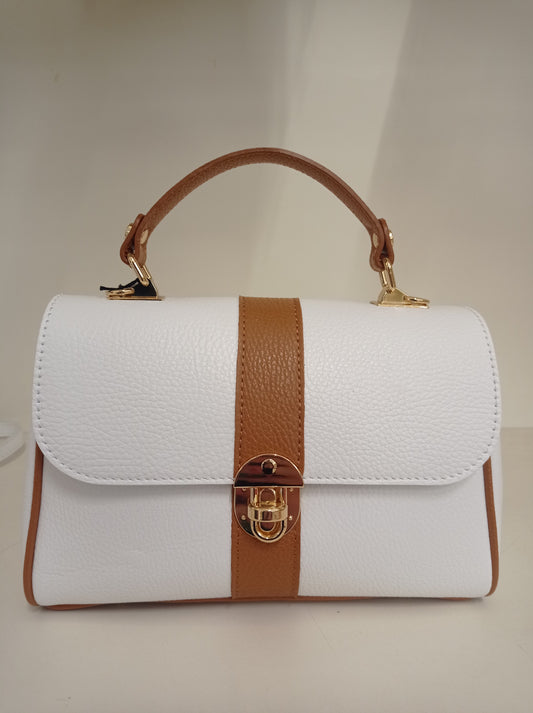 Art. 10191 bianco/cuoio