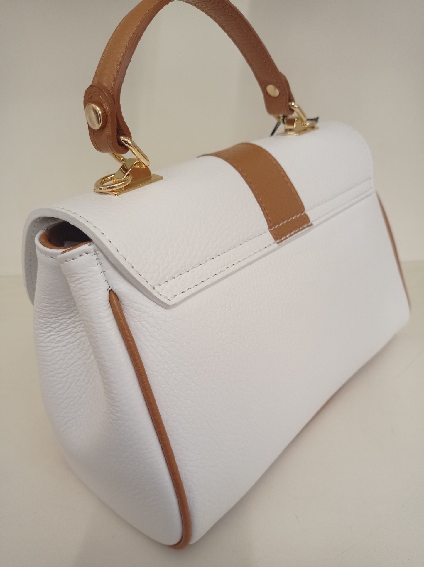 Art. 10191 bianco/cuoio